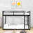 Twin Over Twin Bunk Bed With Full Guardrail For Ultimate Safety-1991097282