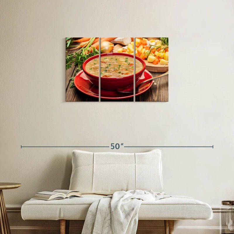 Soupe aux pois maison Yarlin, H 20 po x l 33 po