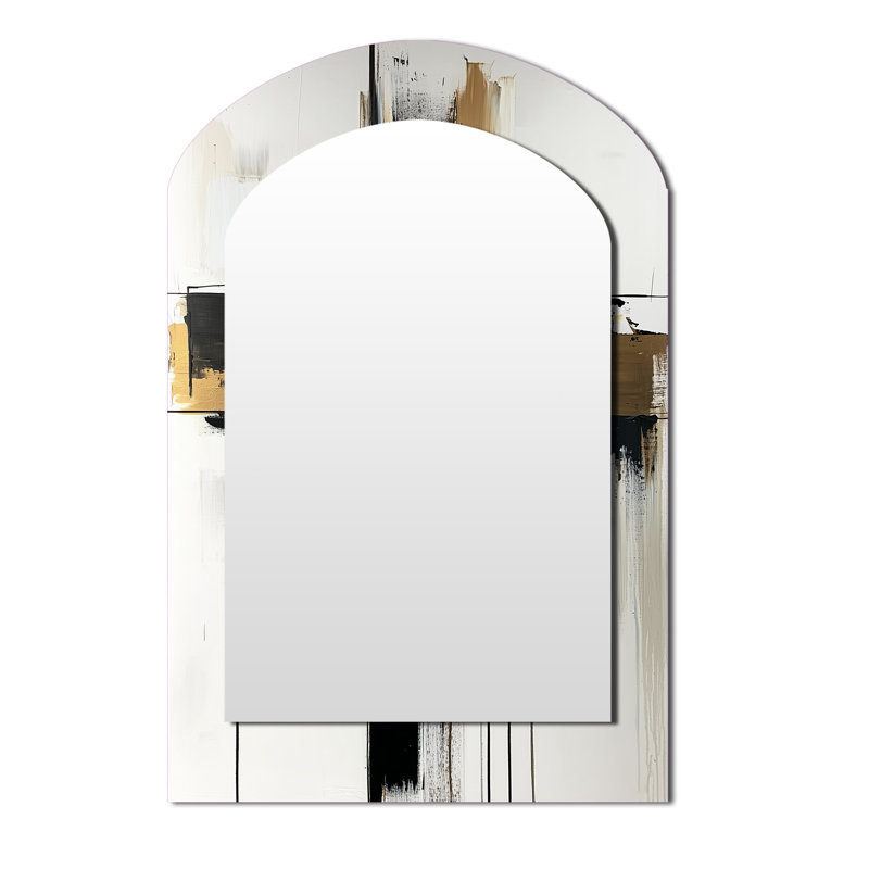 Miroir décoratif Minimalisme Dream Christianity Cross III - Spiritual Arch, 43 po x 33 po