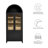 Modway Evie Storage Bookcase