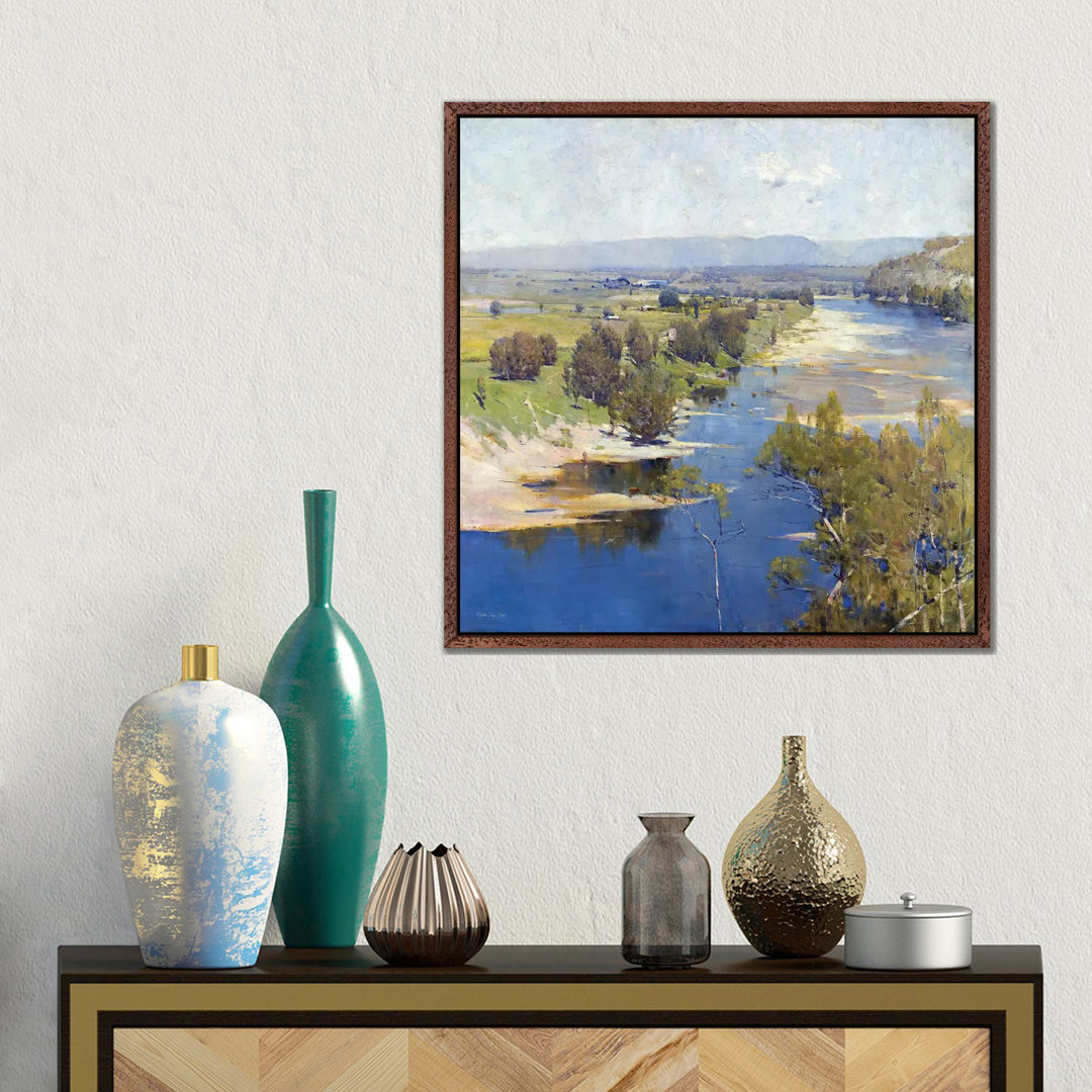 Arthur Streeton - Cremorne Pastoral von Stellar Design Studio - Galerie-verpackte Leinwand Giclée