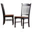 Chaise en bois massif Letizia-104373611