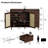 47.24" W Bar Cabinet with Woven Rattan Doors-798627065