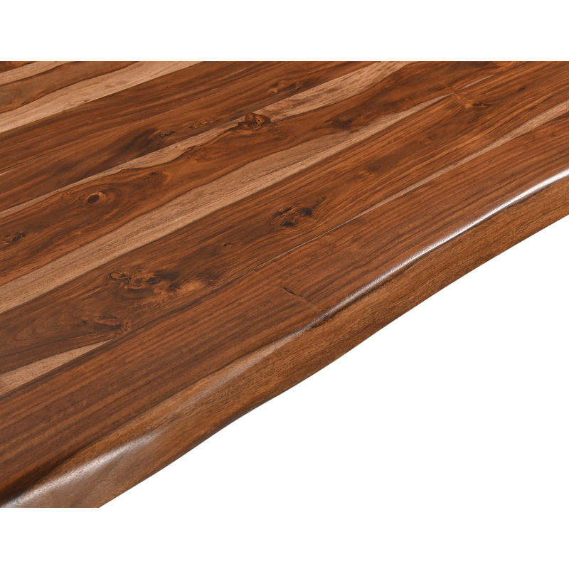 Rosewood Rectangular Dining Table, 30"H x 94"L x 42"W, Brown Wood