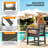 24 In. HDPE Patio Dining Chair-1783736152