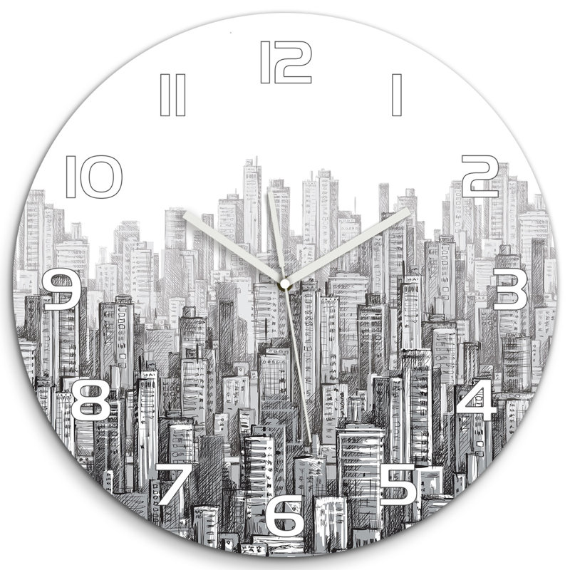 Jonithan Glass Wall Clock