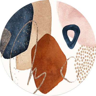 Daxen Vinyl Machine Printed Area Rug