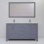 Ensemble de meuble-lavabo double 60 po x P 22 po Jacques, robinet et miroir 58 po-51244999-113024818
