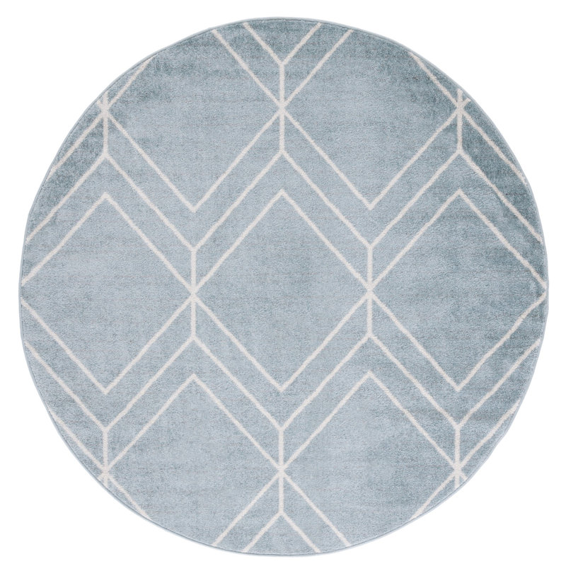 Janssen Performance Geometric Rug, Round 6'