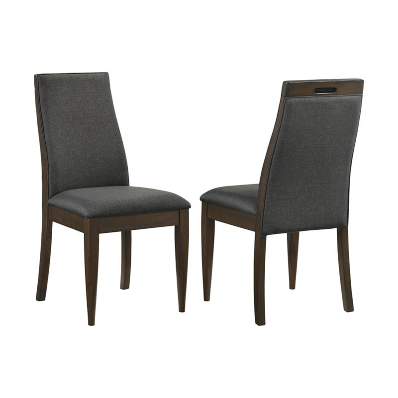 Chaises de salle à manger rembourrées en tissu