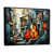 Black Floater Framed