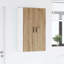 Vidaxl Kitchen Wall Cabinet High Gloss White 60 X 31 X 100 Cm-121218023-121218022