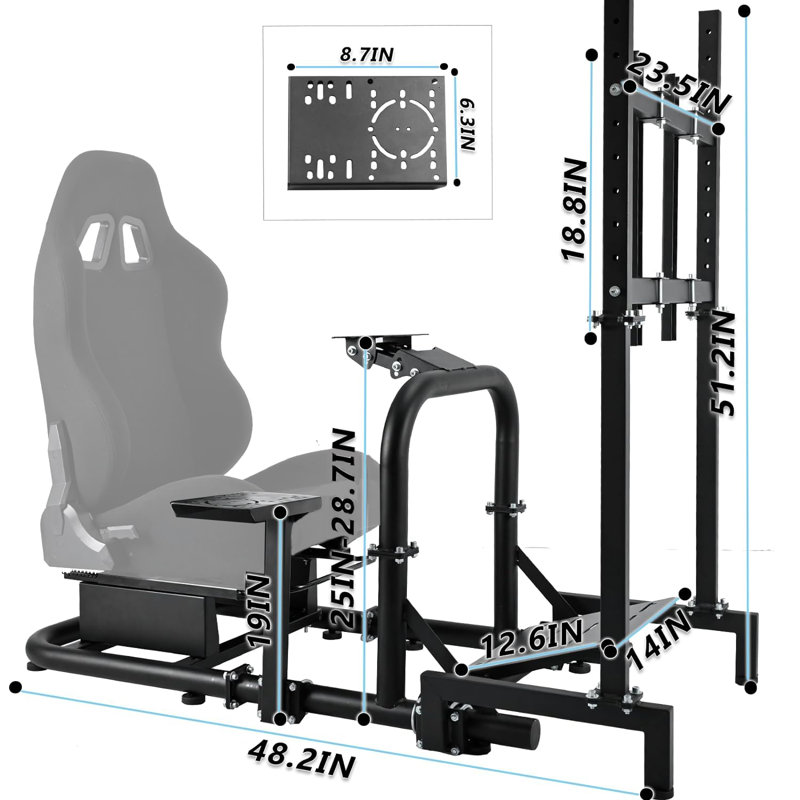 Brayden Studio PC & Racing Game Chair