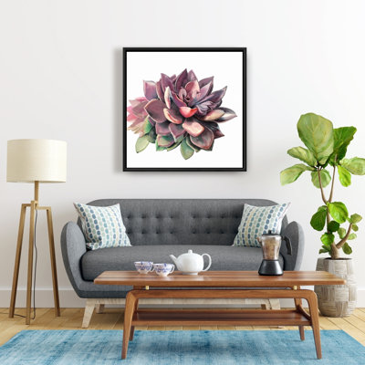 Succulent Framed Canvas | Exotic Botanical Home Decor