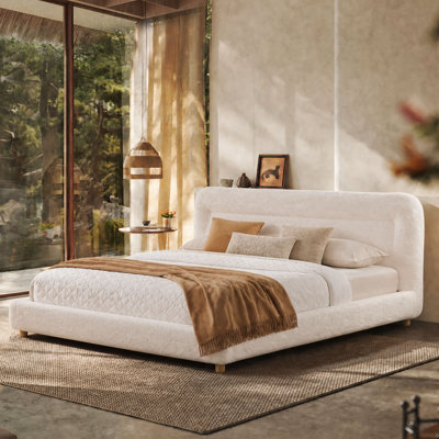 Lit plateforme tapissier Minimalist