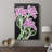 Pop Flowers V -Custom Wrapped Gallery Cavas-1405575194