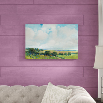 «Looming Clouds I», peinture sur toile