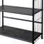 37" Tall 3-Tier Metal Standing Book Shelf-1530203452