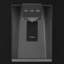 ZLINE 36" Autograph Edition 21.6 cu. ft Freestanding French Door Refrigerator with Water and Ice Dispenser-2016462944