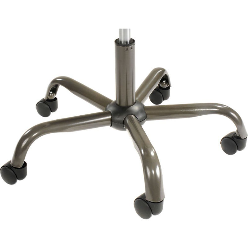 Adjustable Height Ergonomic Lab Stool Wheels, Black