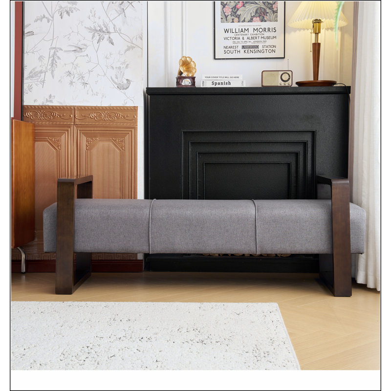 Sleek and Stylish Long - shaped Ottoman
