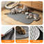 Tapis de litière extra large 90 x 68 cm, en silicone imperméable, pour plusieurs chats, gris-134581766