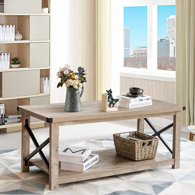 Rania Four Leg Coffee Table with Storage