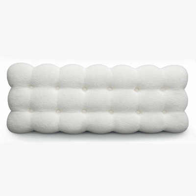 Coussin de tête de lit rembourré moelleux de 60 po Wowmax