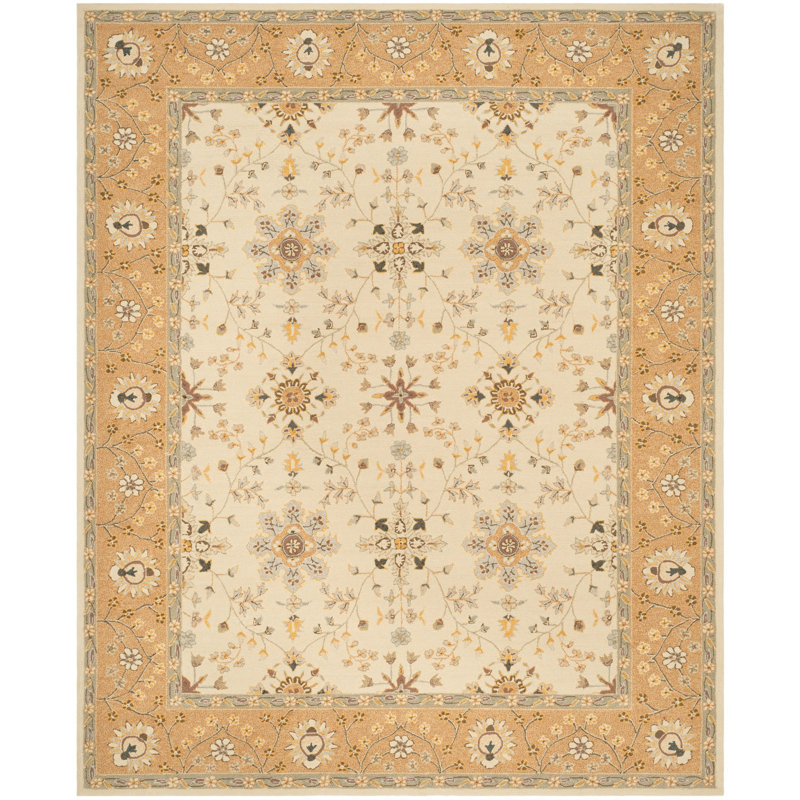 Amitola Hand Hooked Performance Oriental Rug, Rectangle 8' x 10'