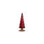 Dembe Classic Red Glass Tree on Gold Glitter Base, Set of 2-1905600224-1905600234