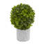 Mini-topiaire artificiel en pot de fleurs buis
