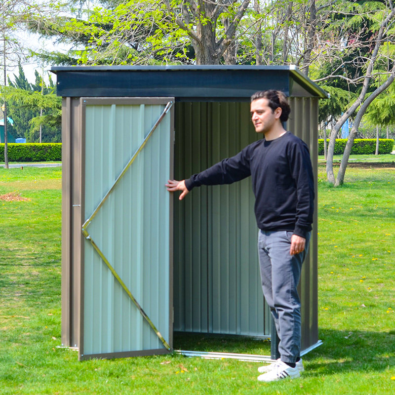3x5 FT Outdoor Metal Garden Storage Shed