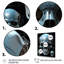 Reproduction d'art sur toile, "Happy Cyborg Skull Funky Halloween"-1964130130-2027158042