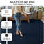 Aspire Homeware Navy Blue Modern Area Rug-1504679391-1504679379