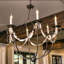 Spring Island Basket 8 - Light Chandelier