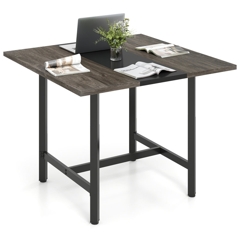 100cm Square Conference Table, Grey