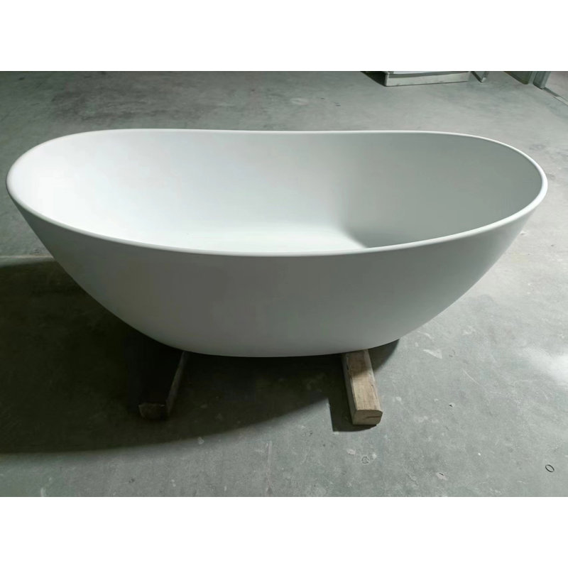 65" Solid Surface Soaking Bathtub