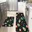 Avocat et motif floral, 2 tapis de cuisine antidérapants-1506455926