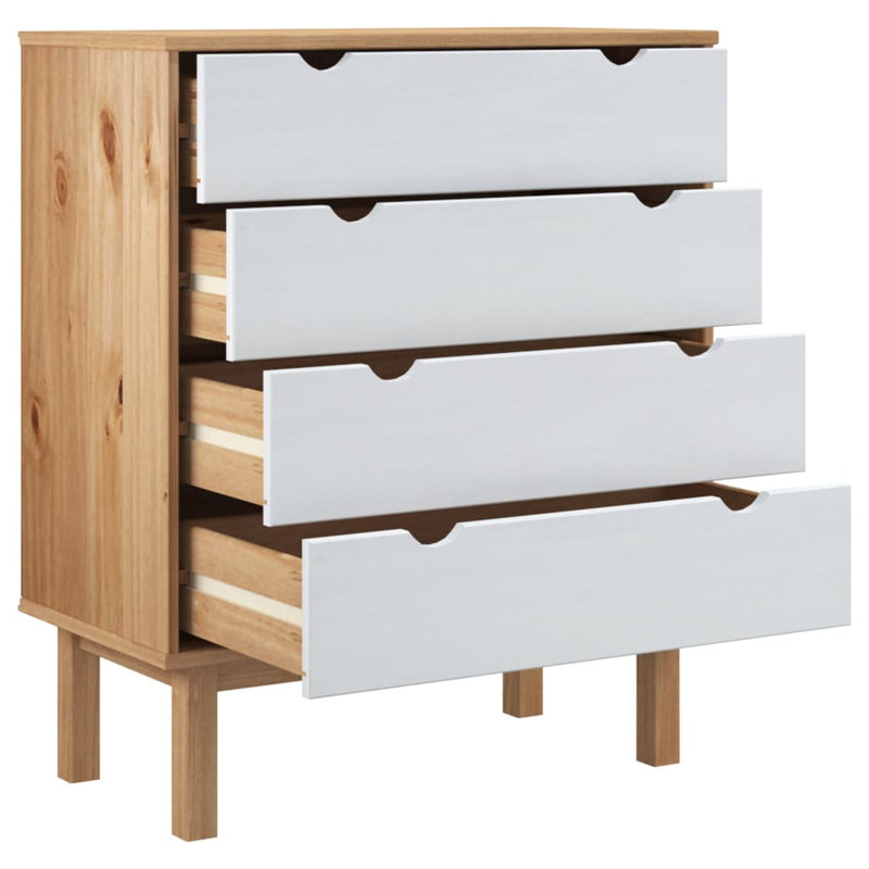 Accent Chest, Natural/White