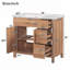 Meuble-lavabo 36 po avec lavabo en céramique