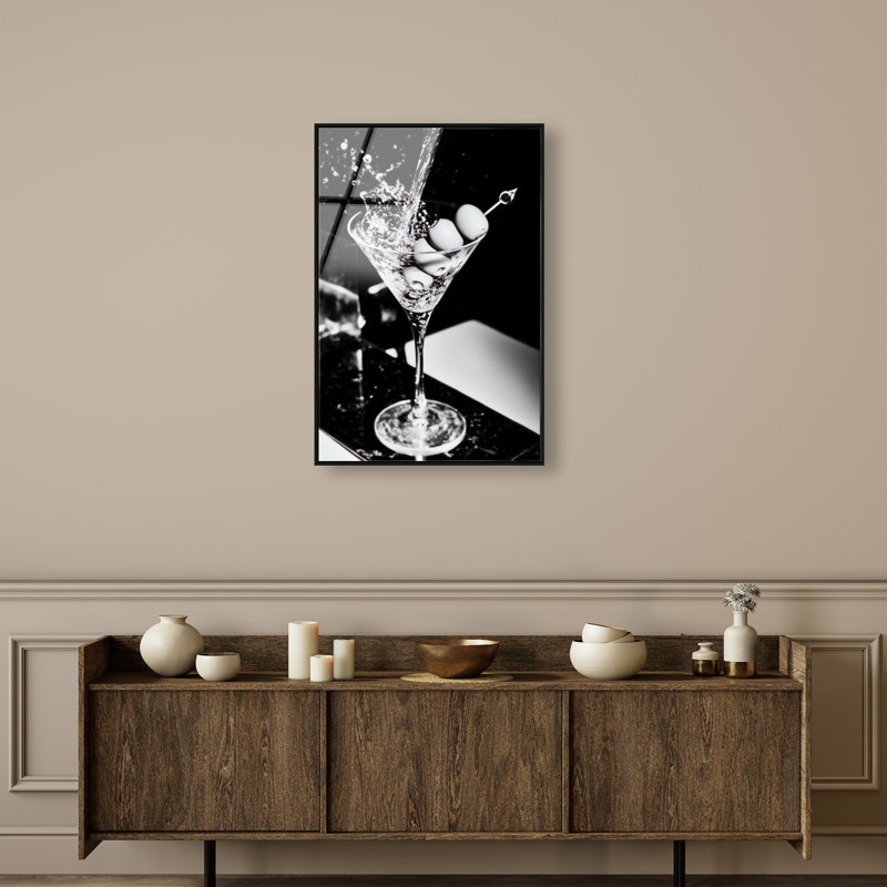 Chill Time III Print by Oliver Gal, 37"H x 25"W, Black Floater Frame