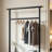 Natural Wood Hall Tree Rack-1049959551