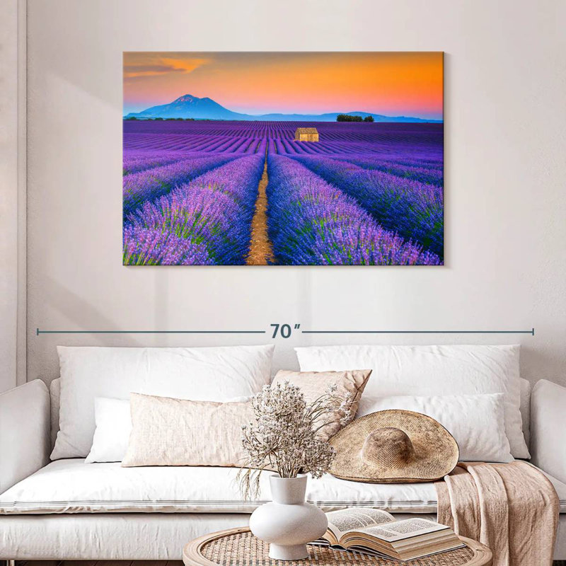 Alvord superbe champ de lavande Valensole, H 30 po x l 45 po