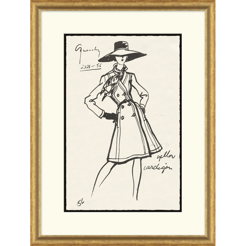 Vintage Fashion Sketches Print