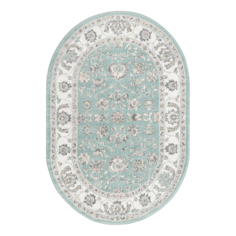 Hilley Oriental Indoor Rug, Oval 4' x 6'