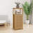 41-inch Multi-scene Use Large Capacity Single Door Locker with One Shelf - Natural Bamboo