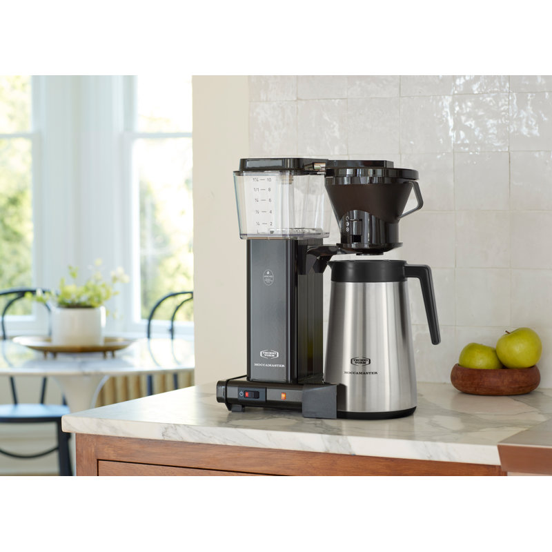 Moccamaster KBT 10-Cup Coffee Maker, Black