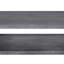 Table basse 58 "en forme de cube avec tablette inférieure ouverte, gris anthracite