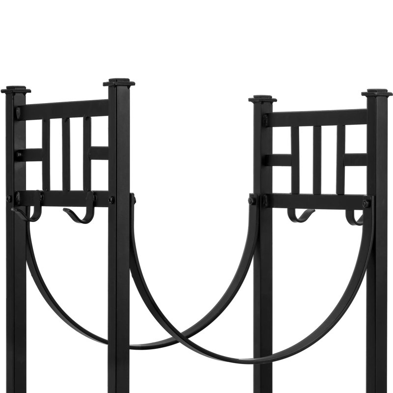 Hermit 31.6in Large Firewood Rack Fireplace Tools Set Wood Holder Indoor log Rack With Tools Tall