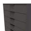Fully Assembled Heda 5 - Drawer Chest of Drawers-1128292334